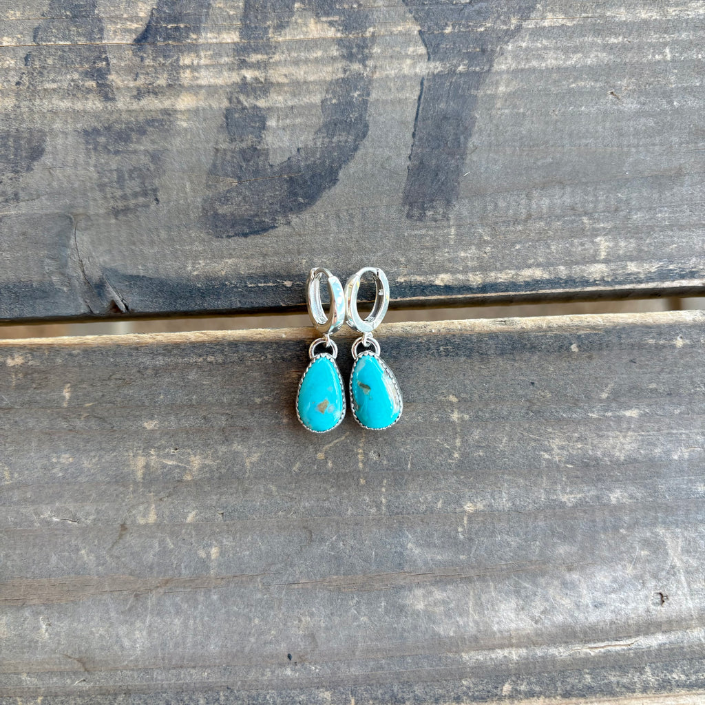 The "Grounded" Huggie Hoops