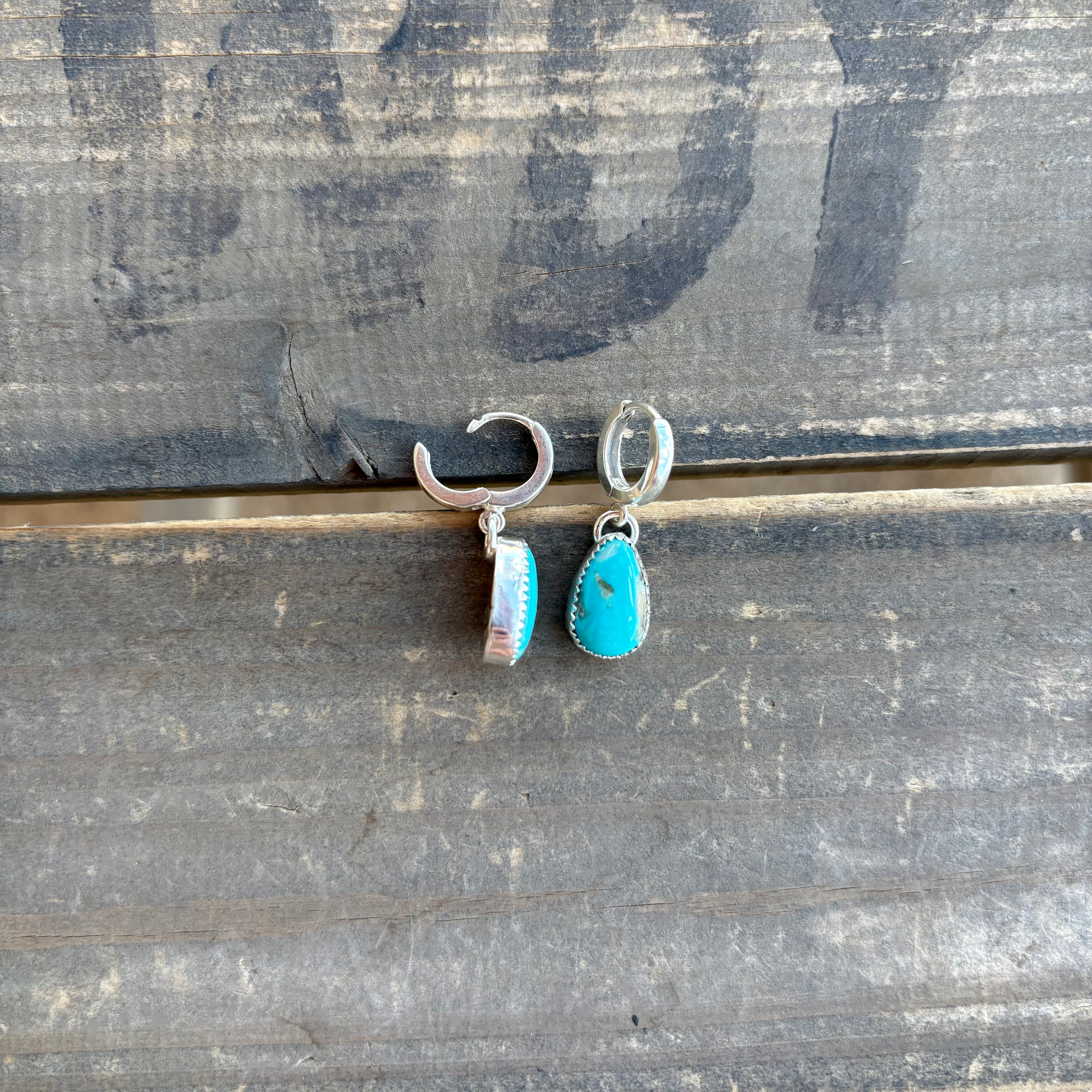 The "Grounded" Huggie Hoops