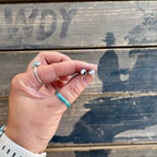 White Buffalo Dainty Studs