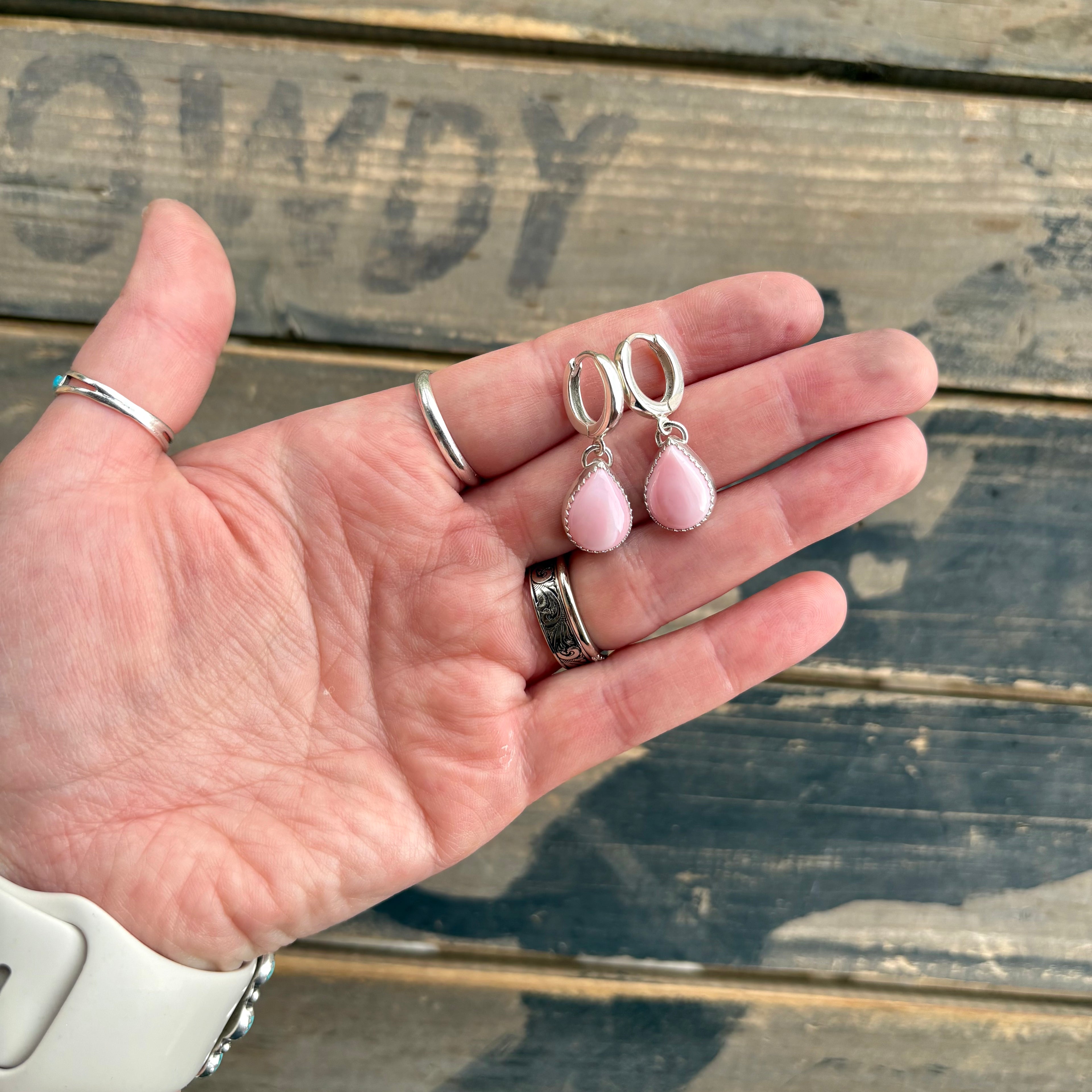 The "Brave" Huggie Earrings