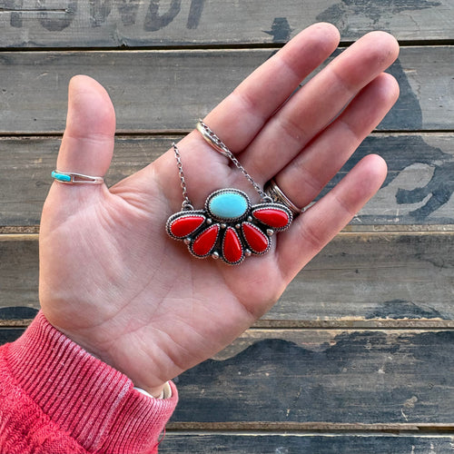 Flower Cluster Necklace