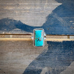 Size 8.5 Turquoise Bar Ring