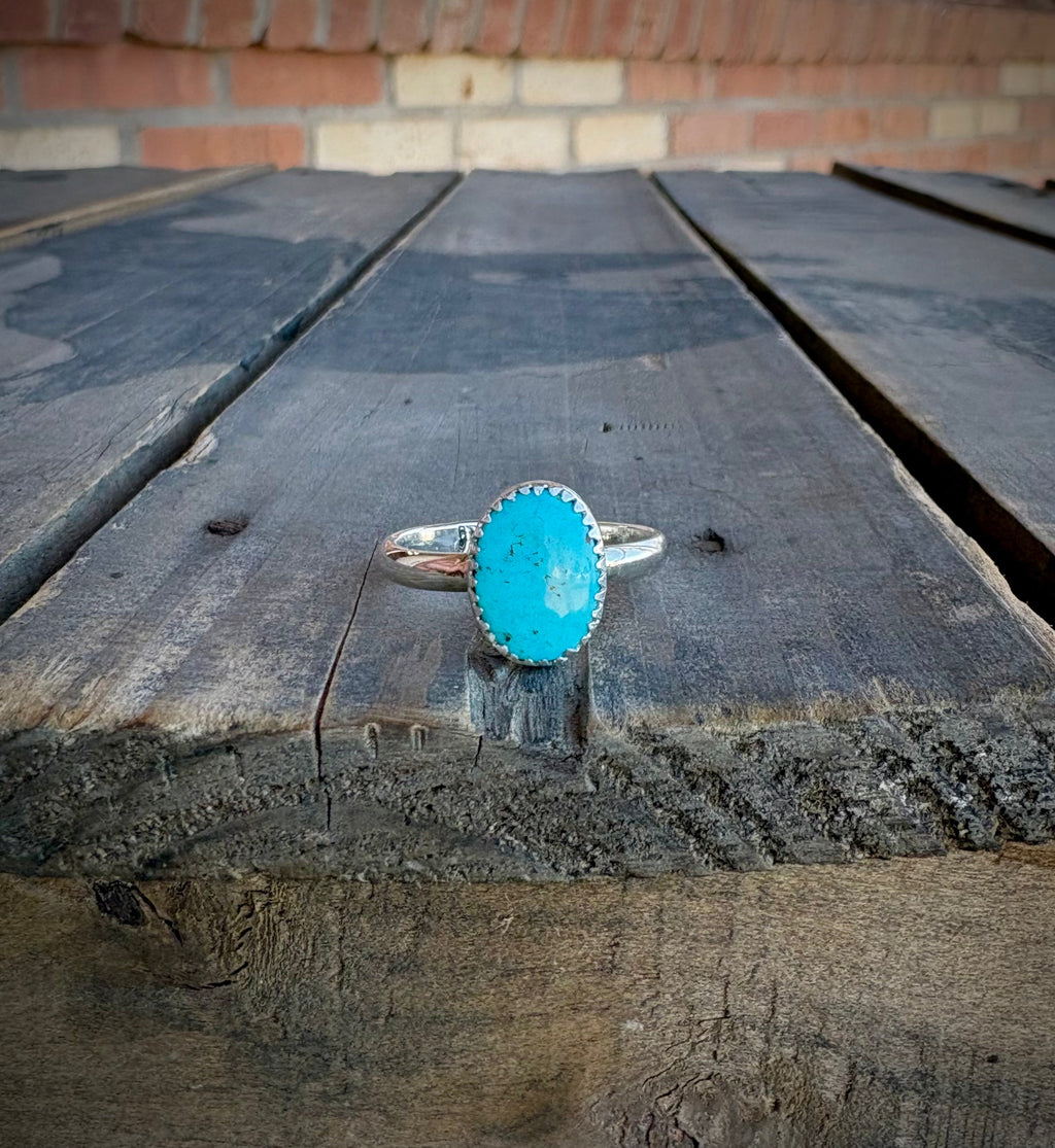 Size 8 Sonoran Turquoise Ring