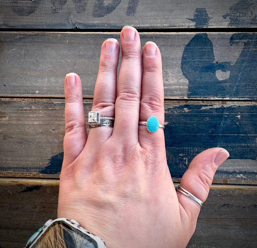 Size 8 Sonoran Turquoise Ring