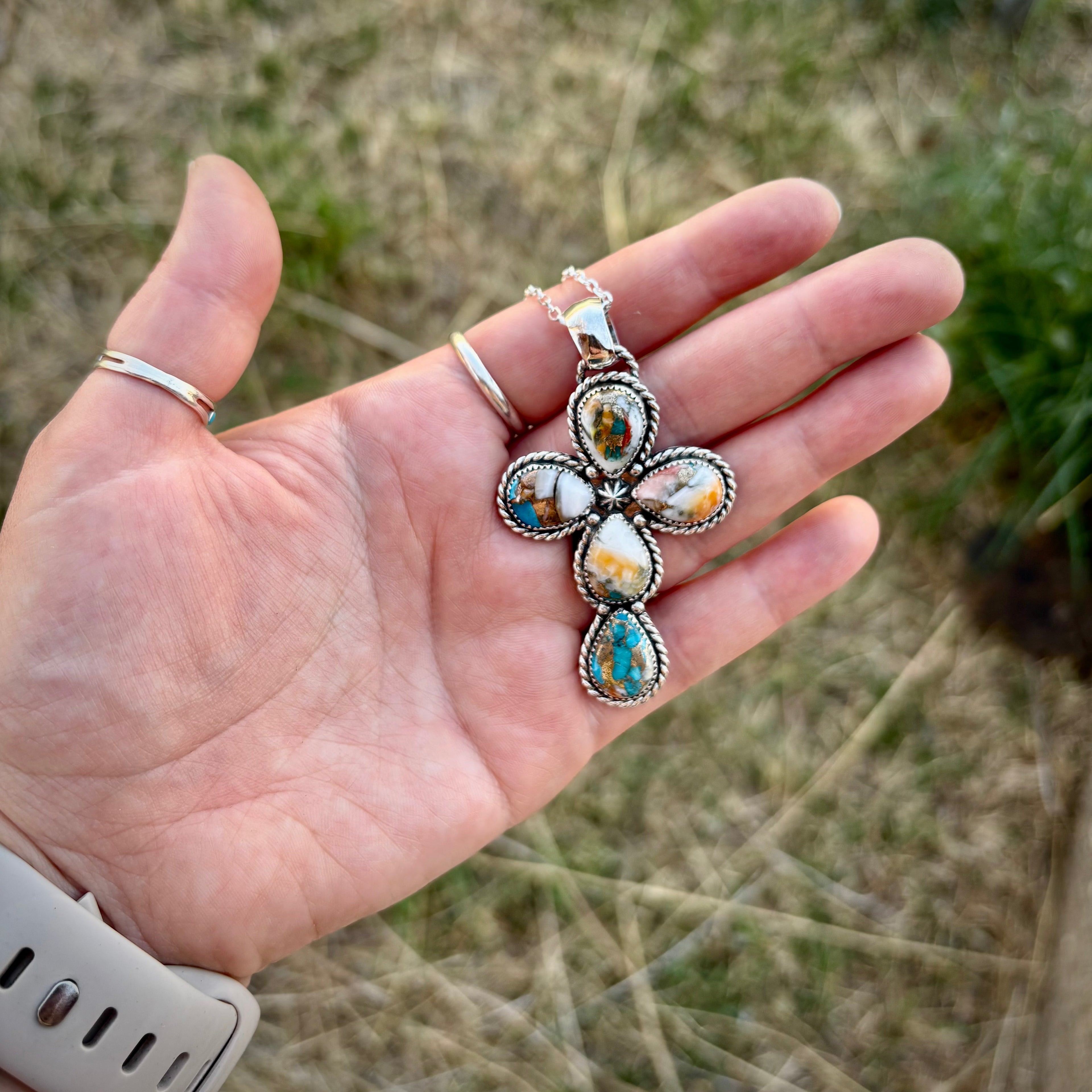 "The Good News" Cross Necklace