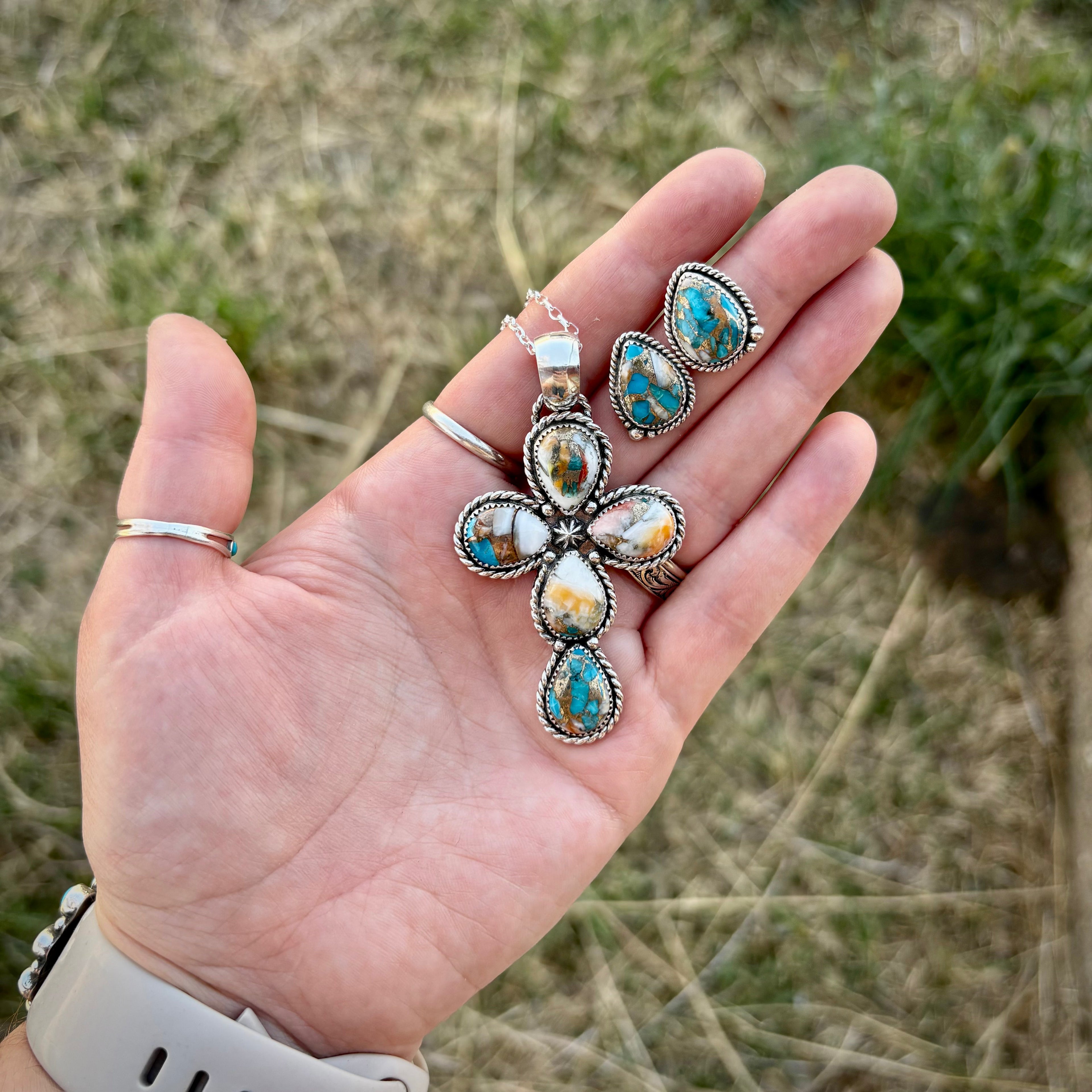 "The Good News" Cross Necklace