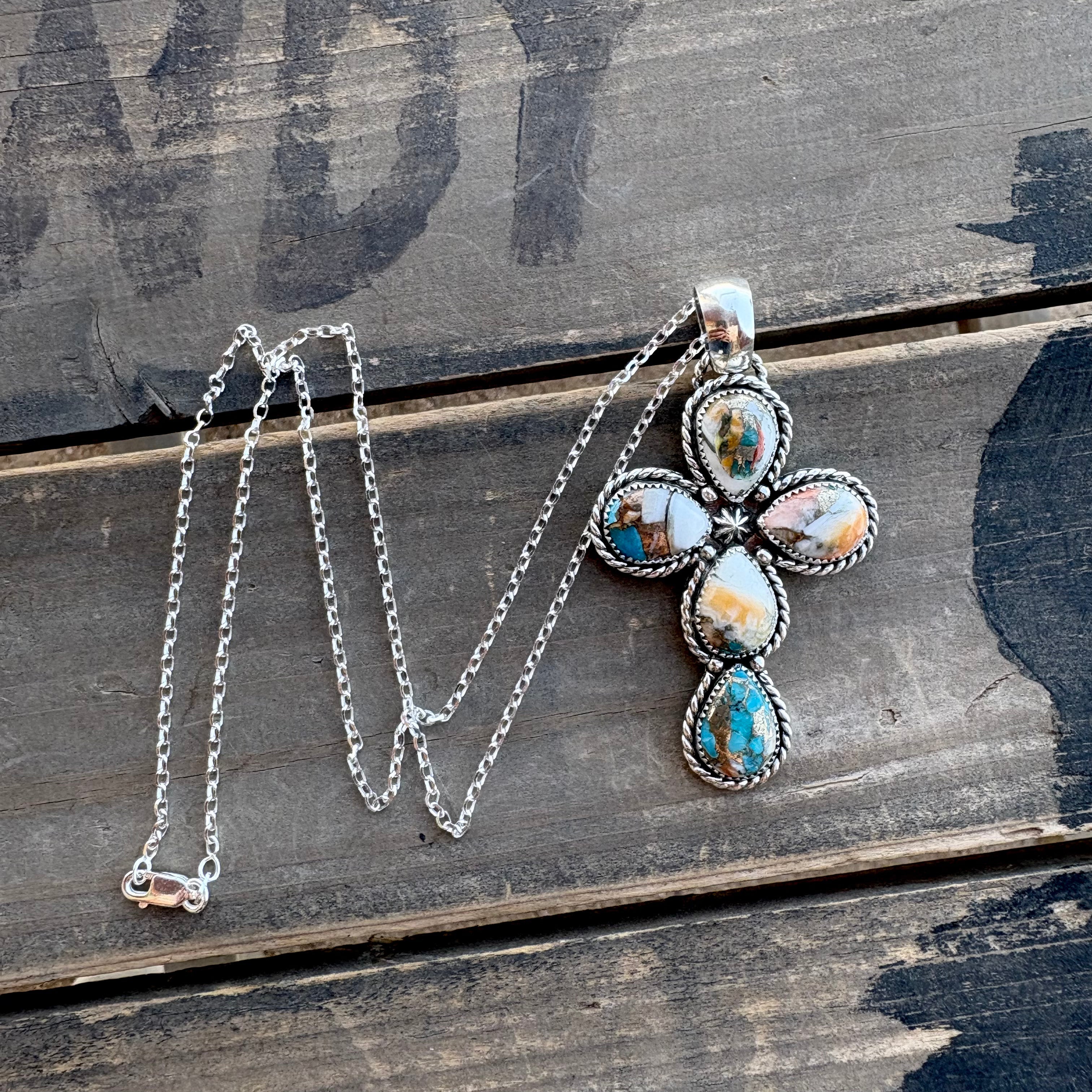 "The Good News" Cross Necklace