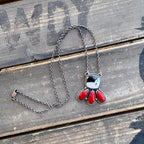 The Scarlet and Black Necklace